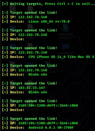 Email Phishing Using Kali Linux Target Opened Link Esm W400